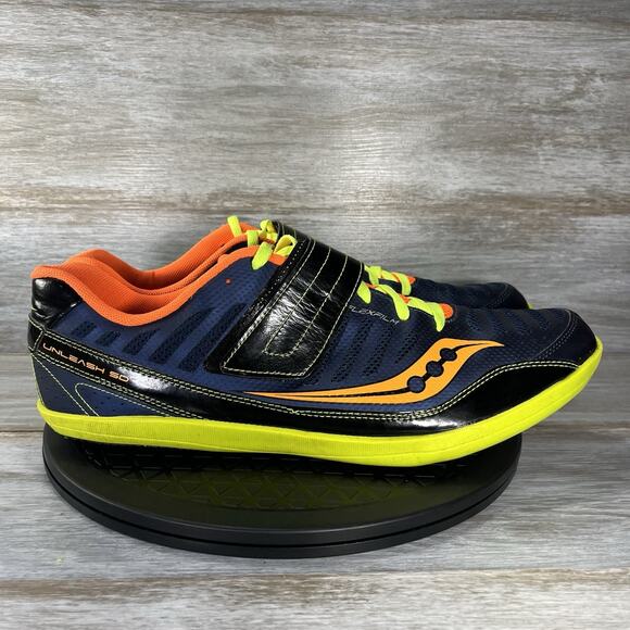 Saucony Men’s Unleash SD Discus Hammer Shot Put Track & Field Shoes Size 15 - Picture 3 of 9